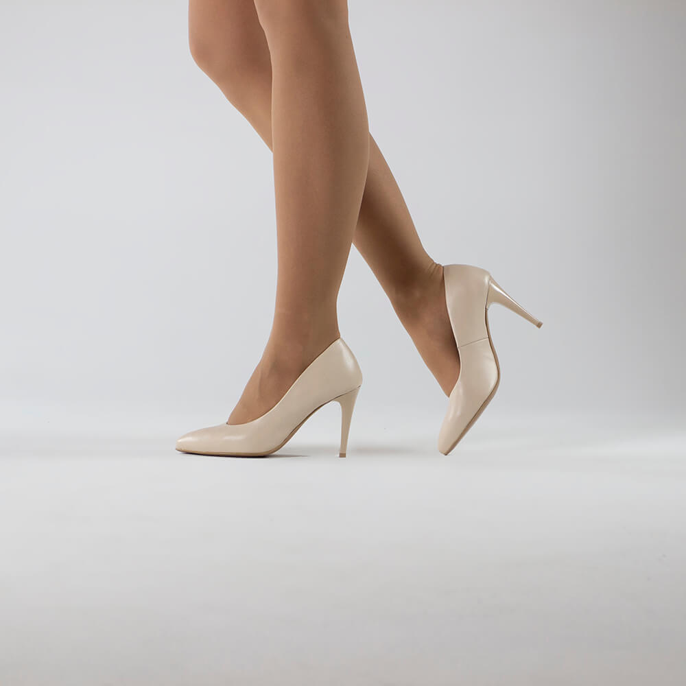 Szpilki nude (cielisty) 10cm - Image 8