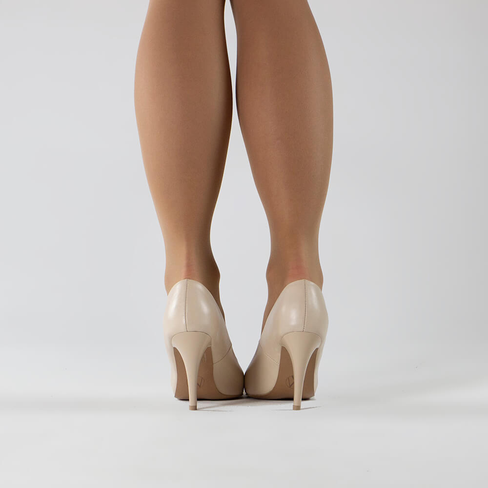 Szpilki nude (cielisty) 10cm - Image 7